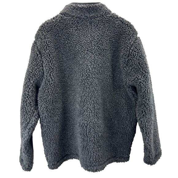 NN07 No Nationality Morten Sherpa Men's Size XXL Wool Fleece Jacket Dark Army - Picture 4 of 10